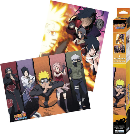 Naruto: Shippuden Group Poster Set of 2