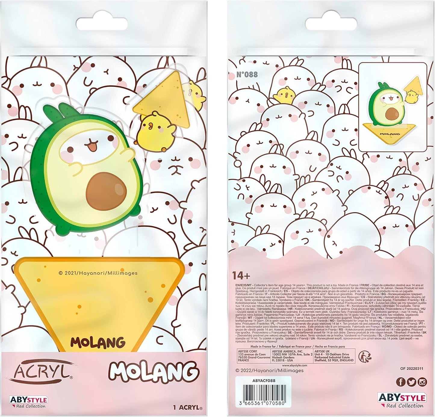 Molang Avocado ACRYL Figure