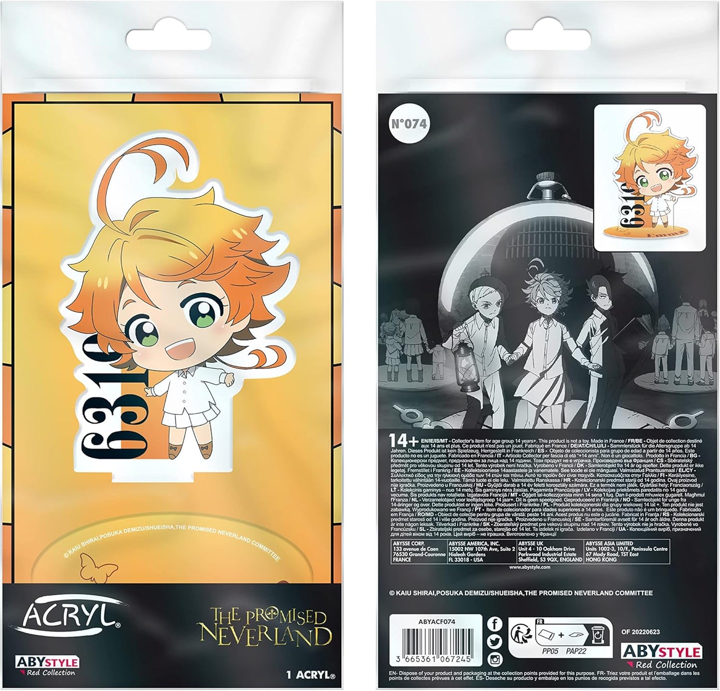 The Promised Neverland Emma Chibi ACRYL Figure