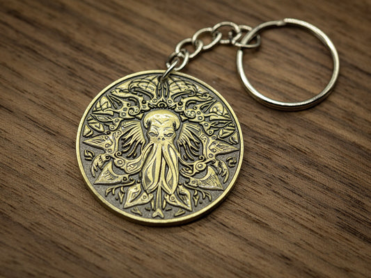 Cthulhu Figural Key Chain